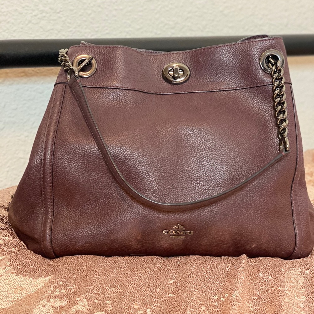 COACH Edie TurnLock Shoulder Bag